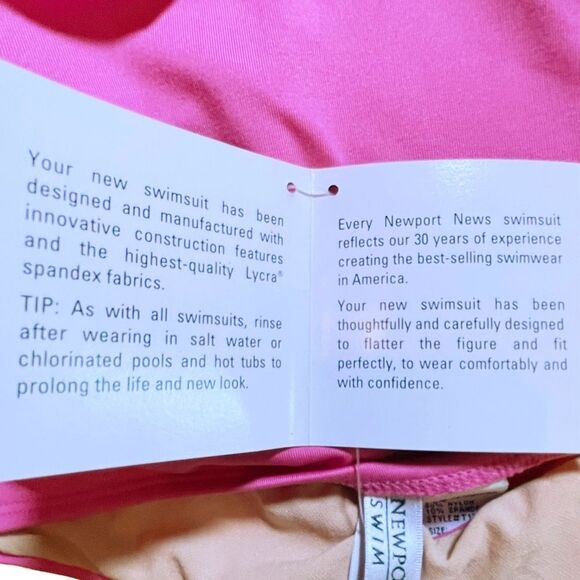 NWT Newport News Barbie Pink Bikini Two Piece Bow Front Swimsuit Size Small 6/8 - Picture 13 of 14